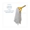 Boardwalk 1.25 in Looped-End Wet Mop, White, Cotton/Synthetic, PK12, BWK8003 BWK8003 - alternate 2